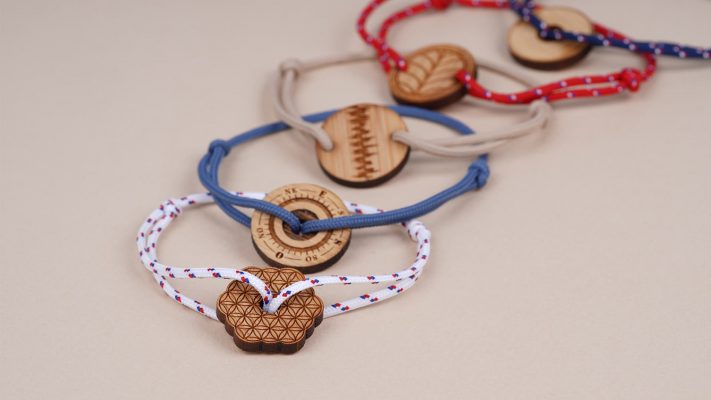 bijou made in france bracelets cordons unisexes à noeuds coulissants